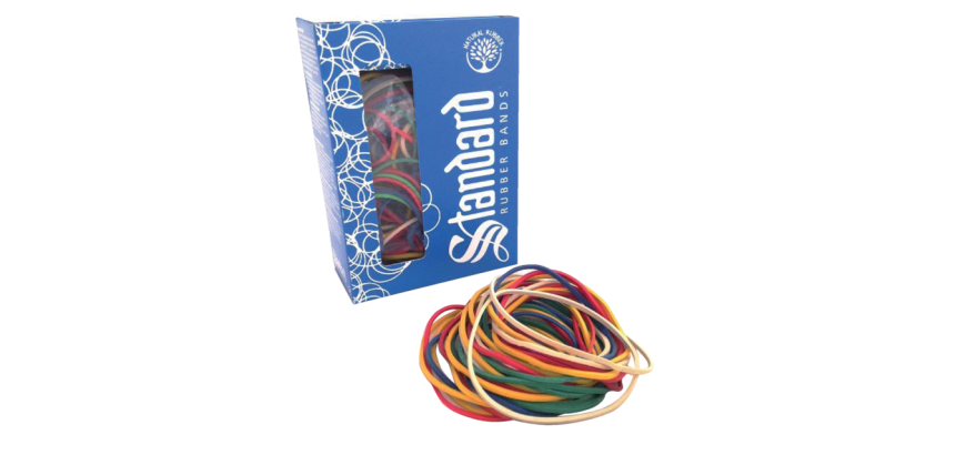 Elastique n°18 Standard Rubber Bands 50g assorti 94 pièces