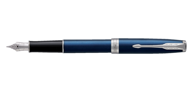 Vulpen Parker Sonnet blue lacquer CT medium