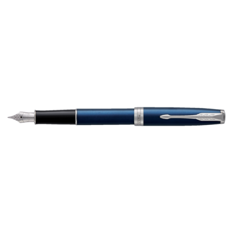 Vulpen Parker Sonnet blue lacquer CT medium