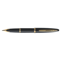 Vulpen Waterman Carene Sea black lacquer GT medium