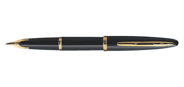 Stylo plume Waterman Carena Sea Black Lacquer GT Medium