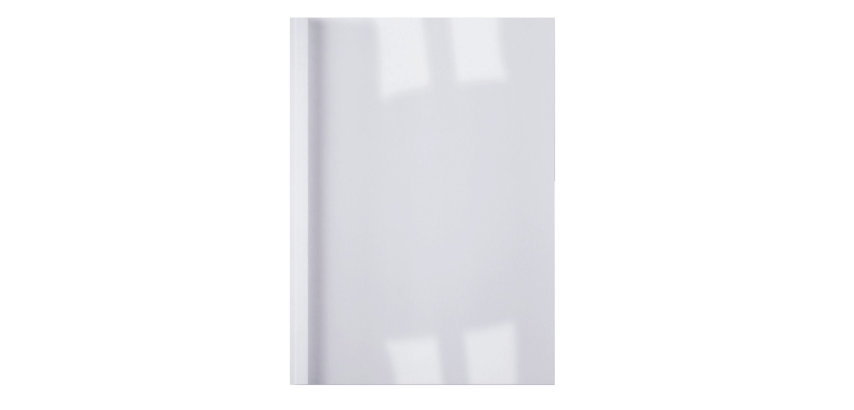 GBC A4 Thermal Binding Covers 1.5mm White Linen 100 Pieces