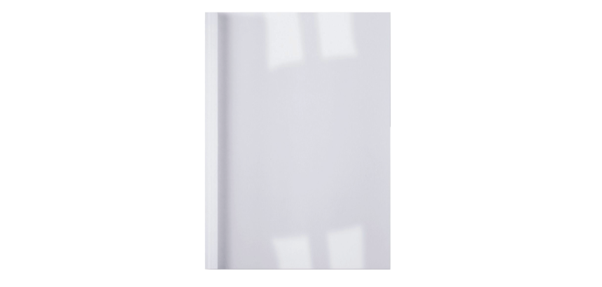 Couverture de reliure thermique GBC A4 1,5mm lin blanc 100 pièces