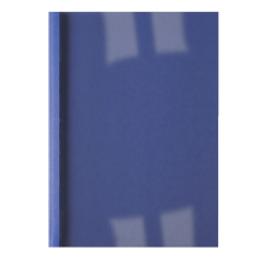 Couverture de reliure thermique GBC A4 3mm lin bleu foncé 100 pièces