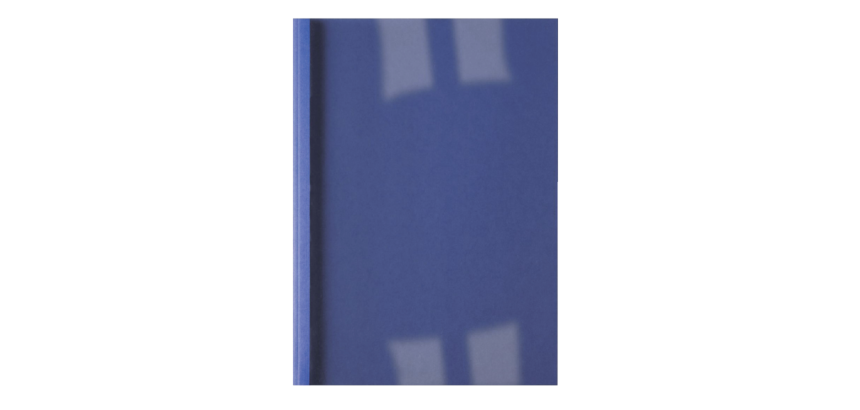 Thermische omslag GBC A4 3mm linnen donkerblauw 100 stuks