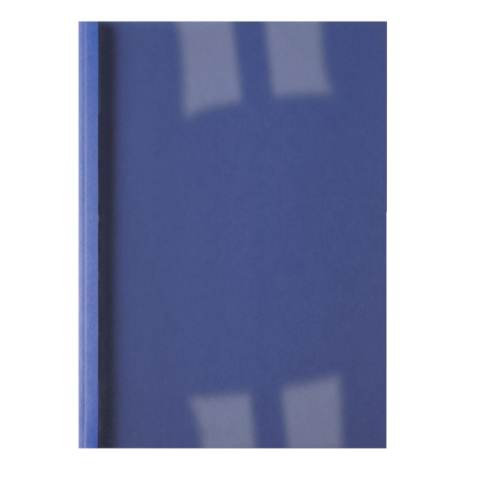 Couverture de reliure thermique GBC A4 1,5mm lin bleu foncé 100 pièces