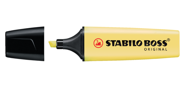 STABILO BOSS Original Highlighter 70/144 pastel yellow