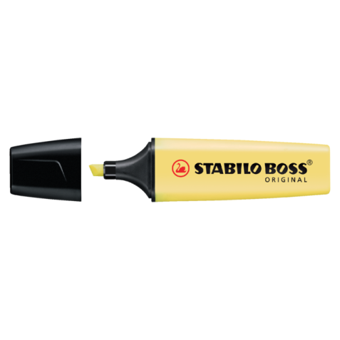 Markeerstift STABILO BOSS Original 70/144 pastel geel