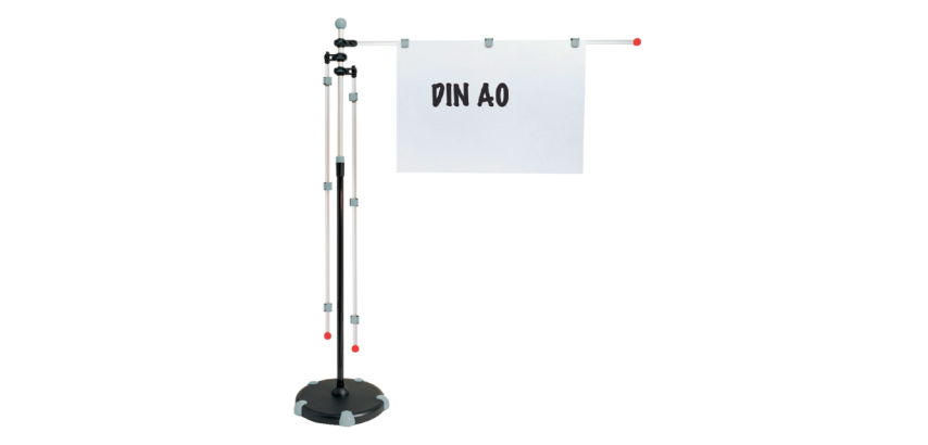 Porte-plans mobile Hebel socle gris