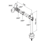 Neomounts by Newstar FPMA-D960G - mounting kit (full-motion)