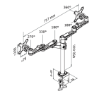 Neomounts FPMA-D935D Monitor arm 14-27"