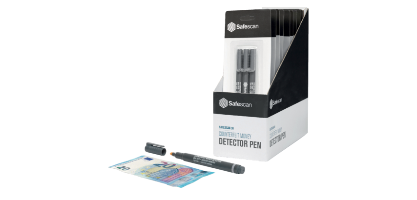 Stylo-détecteur de faux billets Safescan 30 lot 3 pièces
