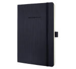 Sigel Conceptum Pure Notizbuch A5 liniert 194 Seiten 80g flexibler Einband schwarz