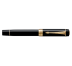 Stylo plume Parker Duofold Classic Black 18K GT Fin