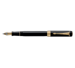 Stylo plume Parker Duofold Classic Black 18K GT Fin