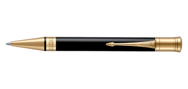 Stylo bille Parker Duofold Classic Black GT Medium