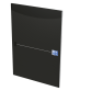 Bloc-notes Oxford Office Smart A4 ligné 50 feuilles 80g noir