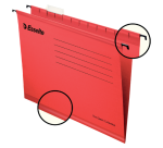 Esselte Classic Suspension File Folio V-Bottom 362x240mm Red