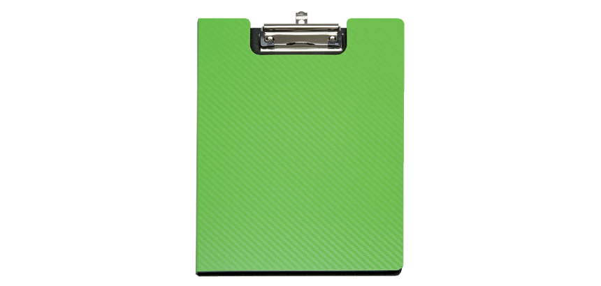 MAUL Flexx clipboard with flap A4 portrait PP light green