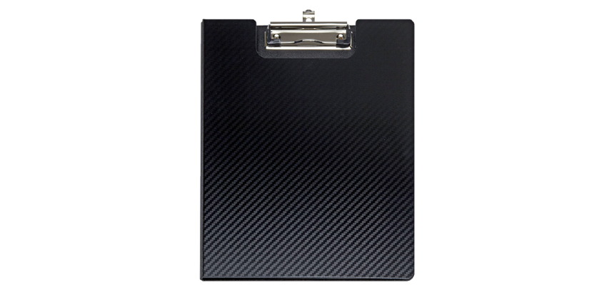 MAUL Flexx clipboard with flap A4 portrait PP black