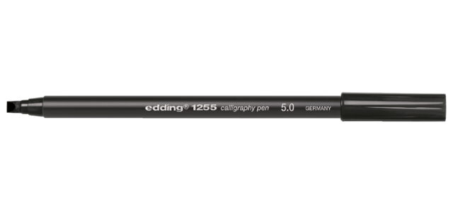 Kalligrafiepen edding 1255 5.0mm zwart