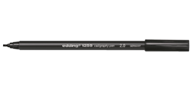 Kalligrafiepen edding 1255 2.0mm zwart