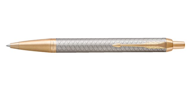 Stylo bille Parker IM Premium Warm Grey GT Medium