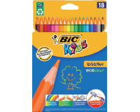 EN_ETUI 18 CRAYONS BIC KIDS EVOL.