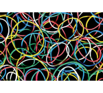 Elastique n°18 Standard Rubber Bands 50g assorti 94 pièces