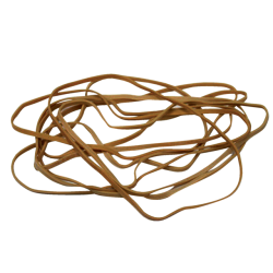 Elastique Standard 24 Rubber Bands 150x1,5mm 500g brun 880 pièces