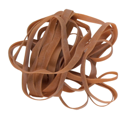 Elastique Standard 38 Rubber Bands 150x2,5mm 500g brun 530 pièces