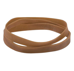 Elastique Standard 87 Rubber Bands 120x10mm 100g brun 32 pièces