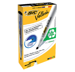 Marqueur tableau blanc BIC Velleda 1751 biseau Large assorti 4 pièces