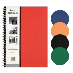 Plakboek Papyrus 160x215mm 40vel assorti