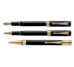 Stylo bille Parker Duofold Classic Black GT Medium