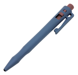 Stylo bille détectable Detectamet Cryo HD clip bleu