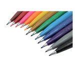 Feutre Pinceau Pentel SES15C Sign Artist couleurs standard assorti boîte 12 pièces