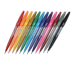 Feutre Pinceau Pentel SES15C Sign Artist couleurs standard assorti boîte 12 pièces
