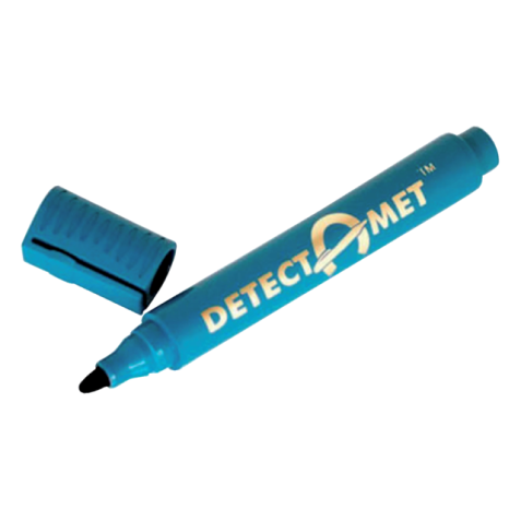 Viltstift detectie Detectamet rond blauw