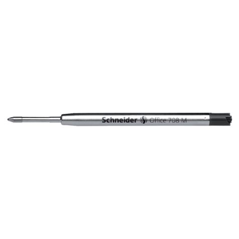 Recharge stylo bille Schneider Jumbo 7081 pour Parker Medium Noir