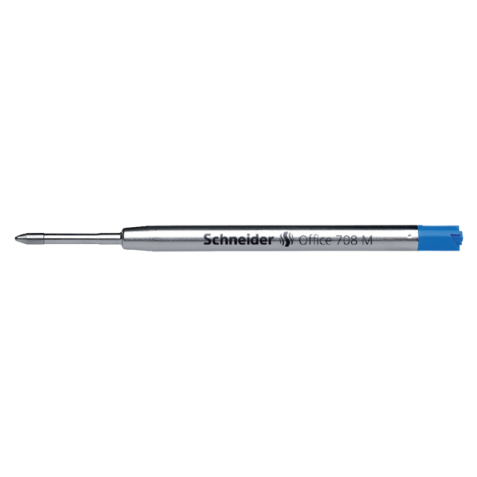 Recharge stylo bille Schneider Jumbo 7083 pour Parker Medium bleu