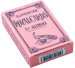 Jeu de cartes chiens plastifiées bleu ou rose