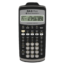 Calculatrice TI BA II Plus
