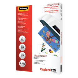 Pochette de plastification Fellowes A4 Superquick 2x125micron 100 pièces