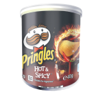 Pringles chips, 40g, hot & spicy