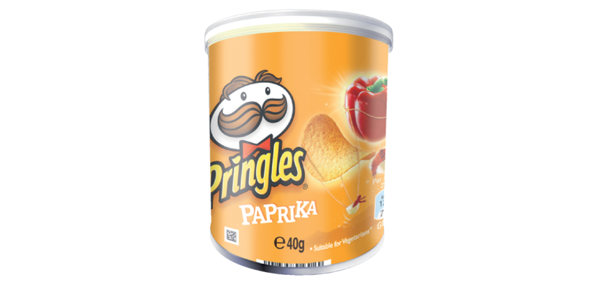 Pringles paprika - Boîte de 40 g