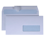 Enveloppe Hermes EA5/6 110x220mm fenêtre droite 3x10 autocollante 500 pièces