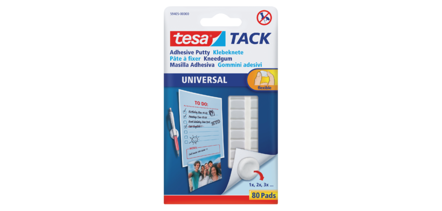 Pâte à fixer tesa® TACK Universal adhésive 80 pièces