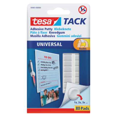 Pâte à fixer tesa® TACK Universal adhésive 80 pièces