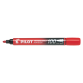 Viltstift PILOT 100 rond fijn rood